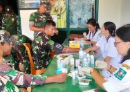 Peduli Kesehatan Prajurit dan Keluarga, Koramil Serbelawan Bersama Puskesmas Gelar Pemeriksaan Kesehatan Rutin.