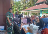 Babinsa Koramil 03/Sungai Sariak Laksanakan Pengawasan dan Pendampingan Penyaluran Bantuan Pangan Pemerintah di Nagari Balah Aie Utara.