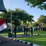 Kodim 0308/Padang Pariaman Gelar Upacara Bendera 17-an, Danramil 01/Pariaman Bacakan Amanat Pangdam XX/Tuanku Imam Bonjol