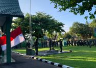 Kodim 0308/Padang Pariaman Gelar Upacara Bendera 17-an, Danramil 01/Pariaman Bacakan Amanat Pangdam XX/Tuanku Imam Bonjol