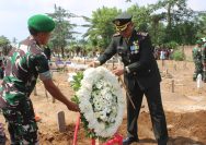 Dandim 0207/Simalungun Pimpin Upacara Pemakaman Alm. Koptu Agus Kurniawan.