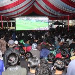 Spanyol Juara Dunia! Ratusan Warga Pematangsiantar Tumpah Ruah Nobar Bersama TNI-Polri hingga Subuh.