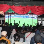 Semarak Piala Dunia 2026, Kodim 0207/Simalungun menyaksikan Nobar yang Padukan Hiburan, UMKM, dan Kebersamaan