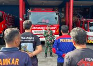 Sinergi TNI dan Damkar Makin Solid, Babinsa Koramil Siantar Barat Tanamkan Disiplin dan Wawasan Kebangsaan.