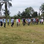 Tanamkan Disiplin dan Jiwa Nasionalisme, Babinsa Kodim 0207/Simalungun Gembleng Paskibra SMP Negeri 1 Tigadolok.
