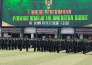 Dankodiklatad Hadiri Tradisi Penerimaan Paja PK, Wakasad Tegaskan Pentingnya SDM TNI AD yang Tangguh dan Adaptif.