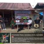 Perkuat Gizi Keluarga dari Desa, Babinsa Bersinergi Sukseskan Program PMT di Simalungun.