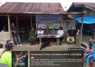 Perkuat Gizi Keluarga dari Desa, Babinsa Bersinergi Sukseskan Program PMT di Simalungun.