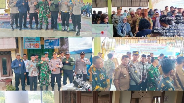 TELADAN! Kapolsek Dolok Silau AKP M. Nasir Daulay Wujudkan Kamtibmas Kondusif Saat Kunker Bupati.