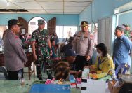 Dandim 0207/Simalungun Bersama Kapolres Tinjau Pelayanan Kesehatan dan Trauma Healing Pascabencana.