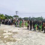Semangat Merah Putih Mulai Dipupuk, Babinsa dan Bhabinkamtibmas Bekali Calon Paskibraka Ujung Padang.