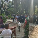 Perkuat Kerukunan Umat, Babinsa Koramil 20/Raya Kahean Monitoring Peresmian Patibal Batu Onjol dan Pembangunan GKPS.
