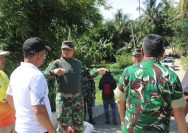 Dandim Tinjau Pembangunan Jembatan Beton PLTA Perkuat Akses Warga Dolok Ilir.