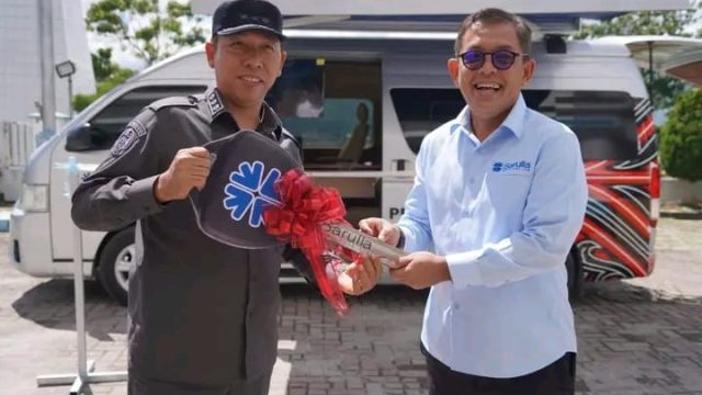 Pemkab Taput Terima Satu unit mobil Bantuan Sarulla Operations Ltd.