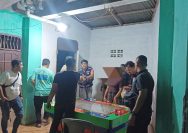 POLSEK MEDAN TEMBUNG BERHASIL UNGKAP KASUS PERJUDIAN KETANGKASAN TEMBAK IKAN.