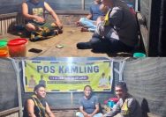 Sinergi Tanpa Batas: Polsek Bosar Maligas Turun Langsung Apresiasi Warga Penggugah Malam di Poskamling Simalungun.