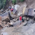 Respons Cepat Babinsa, Bhabinkamtibmas dan Forkopimcam Tinjau Irigasi Longsor di Huta Bayu Raja Langsung Ditinjau.