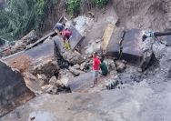 Respons Cepat Babinsa, Bhabinkamtibmas dan Forkopimcam Tinjau Irigasi Longsor di Huta Bayu Raja Langsung Ditinjau.