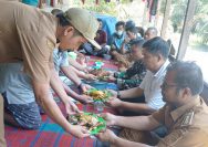 Koramil Panei Tongah Bersama Masyarakat Gelar Syukuran, Pembangunan Jembatan Bah Sase Resmi Dimulai