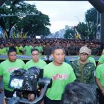 Pangdam I/BB Lepas 20 Ribu Peserta Fun Run 5K HUT ke-81 TNI di Medan.