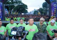 Pangdam I/BB Lepas 20 Ribu Peserta Fun Run 5K HUT ke-81 TNI di Medan.