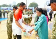 Panglima TNI Pantau Bakti Kesehatan TNI Serentak Diseluruh Indonesia.