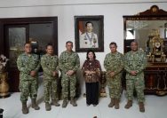 Jelang HUT Ke-81 TNI, Pasahli Panglima TNI Anjangsana kepada Mantan Panglima TNI