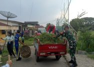 Perkuat Sinergi di Wilayah, Babinsa Koramil 03/Siantar Selatan Gotong Royong Bersama Aparat Kecamatan dan Kelurahan