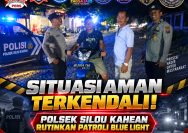 Antisipasi Balap Liar dan 3C, Polsek Silou Kahean Gelar Patroli Blue Light di Dua Ruas Jalan Utama.