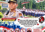 Polsek Silou Kahean Sapa Pelajar SMPN 1: Bekali Generasi Edisi Simalungun dengan Kesadaran Hukum dan Anti-Narkoba.
