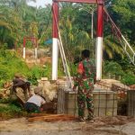 Pembangunan Jembatan Gantung Penghubung Huta I–Huta II Bosar Galugur Terus Dikebut, Progres 82,5 Persen.