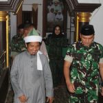 Dandim 0207/Simalungun bersama Ketua Persit KCK Cabang XXXIV Dim 0207, Silaturahmi ke Pondok Pesantren Persulukan Tuan Guru Batak Serambi Babussalam.