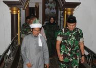 Dandim 0207/Simalungun bersama Ketua Persit KCK Cabang XXXIV Dim 0207, Silaturahmi ke Pondok Pesantren Persulukan Tuan Guru Batak Serambi Babussalam.