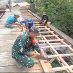 Bukan Sekadar Beton, Jembatan Pagar Hulambu Dikebut Babinsa dan Warga untuk Buka Akses Ekonomi.
