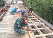 Bukan Sekadar Beton, Jembatan Pagar Hulambu Dikebut Babinsa dan Warga untuk Buka Akses Ekonomi.