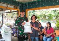 Babinsa Dampingi Penyaluran Bantuan Pangan PKH di Sibaganding, Pastikan Bantuan Tepat Sasaran.