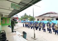 Bukan Sekadar Baris-Berbaris, Babinsa Tanah Jawa Tanamkan Disiplin dan Kekompakan kepada Pelajar.