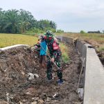 Aksi Peduli ! Jaga Aliran Air, Babinsa Bersihkan Saluran Irigasi Aksi Peduli ! Jaga Aliran Air, Babinsa Bersihkan Saluran Irigasi