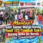 Bukti Nyata TNI: Yonif 122/Tombak Sakti Hadirkan Senyum Warga Simalungun Lewat Penyaluran Air Bersih Bukti Nyata TNI: Yonif 122/Tombak Sakti Hadirkan Senyum Warga Simalungun Lewat Penyaluran Air Bersih