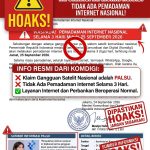 Hoaks ! Informasi mengenai pemadaman internet nasional selama 3 hari pada tanggal 25–27 September 2026 adalah murni HOAKS atau berita bohong.