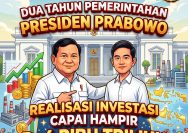 Selama Dua Tahun Berjalan Pemerintahan Presiden Prabowo, Realisasi Investasi Capai Hampir Rp4 Ribu Triliun.