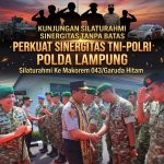 Perkuat Sinergitas TNI-Polri, Kapolda Lampung Lakukan Kunjungan Silaturahmi ke Makorem 043/Garuda Hitam. Perkuat Sinergitas TNI-Polri, Kapolda Lampung Lakukan Kunjungan Silaturahmi ke Makorem 043/Garuda Hitam.