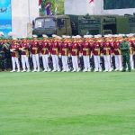 Panglima TNI Tinjau Gladi Bersih Upacara HUT Ke-81 TNI.