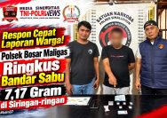 Secepat Kilat ! Respons Laporan Warga, Polsek Bosar Maligas Ringkus Pengedar Sabu di Siringan-ringan.