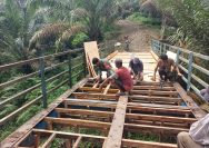 Dari Gotong Royong Menuju Akses Lebih Baik, Jembatan Beton Lumban Gorat Mulai Dibangun.