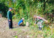 Sinergi TNI-Polri dan Forkopimca, Jalan Tangki Pematangsiantar Jadi Sasaran Gotong Royong.