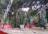 Dandim 0207/Simalungun pembangunan Jembatan Perintis Garuda dan Jembatan Beton Garuda di dua wilayah.
