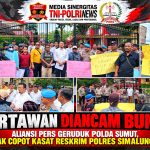 Aliansi Wartawan Gelar Aksi Damai di Polda Sumut, Tuntut Penanganan Cepat Kasus Ancaman terhadap Jurnalis. Aliansi Wartawan Gelar Aksi Damai di Polda Sumut, Tuntut Penanganan Cepat Kasus Ancaman terhadap Jurnalis.