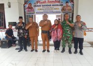 Bangun Kolaborasi untuk Kemajuan Daerah, Danramil 06/Perdagangan Hadiri Pisah Sambut Camat.