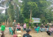 Dukung Pelestarian Lingkungan, Babinsa Koramil 07/Bosar Maligas Bersama Pemerintah dan Masyarakat Tanam Pohon di Sempadan Sungai Bosar Maligas,